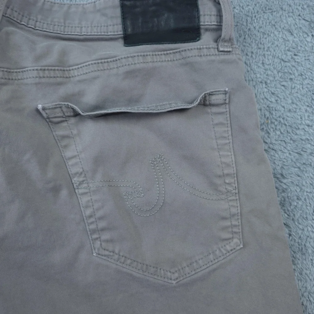 AG Adriano Goldschmied Everett Jeans Mens 32x31 Gray Straight Stretch Tag 33x32